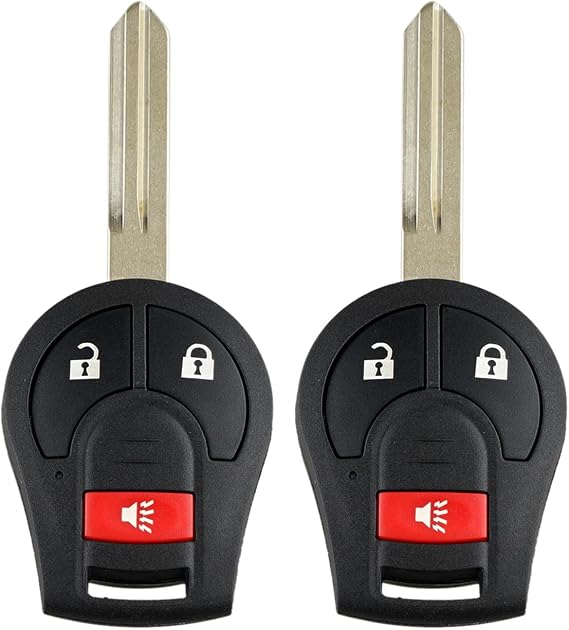 Key Fob Replacement for 2003-2018 Nissan 350Z Micra NV Rogue Versa Pathfinder Murano Quest Frontier Infiniti FX35 FX45 QX56 CWTWB1U751 315MHz 46 3 Buttons (Set of 2)