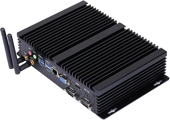 Fanless Industrial PC, Mini Computer, I5 4200U 4250U 4258U 4278U, Windows 11 / Linux Ubuntu, IM03, VGA, HDMI, LAN, 2 x COM RS232, 2 x USB2.0, 4 x USB3.0, 16G RAM, 512G SSD