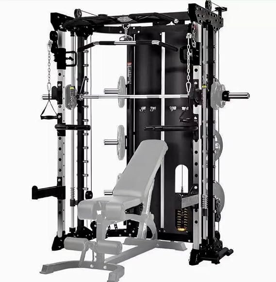 Smith Machine, Cables with Built in 160 kg Weights