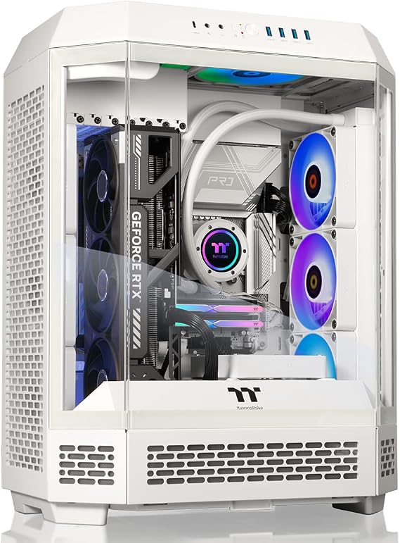 Thermaltake Reactor u2880S Gaming Desktop (Intel CoreTM Ultra 9 285K, ToughRam 32GB DDR5 6400MT/s RGB Memory, NVIDIA GeForce RTXTM 5080, 2TB NVMe M.2, WiFi, Windows 11) T6WT-Z890-580-LCS