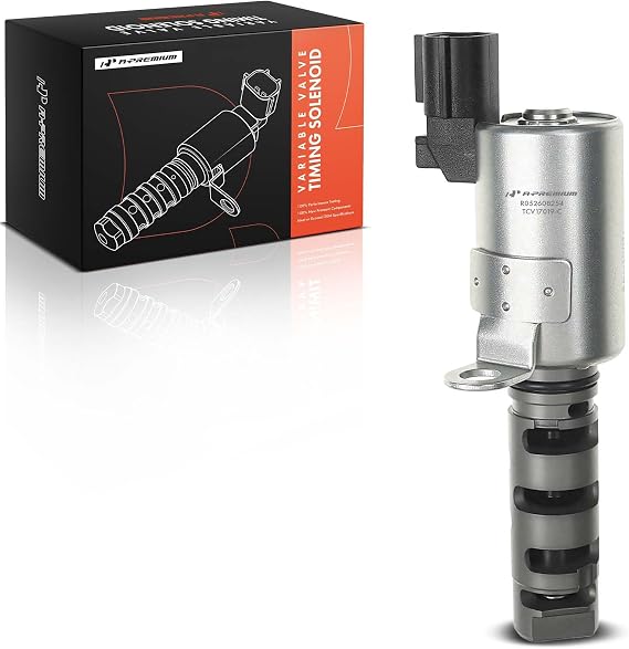 A-Premium Engine Variable Valve Timing (VVT) Solenoid Compatible with Toyota Corolla 2000-2008, Matrix 2003-2008, Celica 2000-2005 & Chevrolet Prizm & Pontiac Vibe, L4 1.8L, Replace# 1533022010