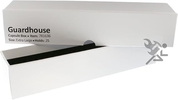 Guardhouse Single Row Coin Capsule Box for 25 Extra Large "I" Capsules