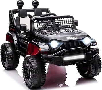 12V Ride On Car, Electric Car for Kids, 12V Ride on Toys, Kids Cars with 3 Speeds Adjustable wBluetooth, Parent Remote Control, Spring Suspension, AUX Port-Pink
