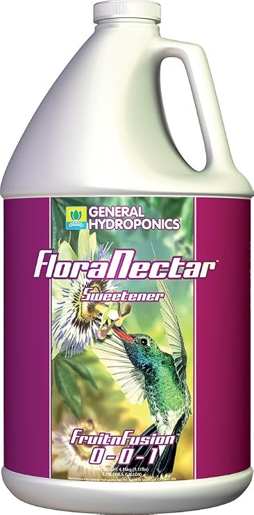 General Hydroponics GH1603 Flora Nectar Fruit and Fusion for Gardening, 1-Gallon fertilizers, 1 Gallon, White