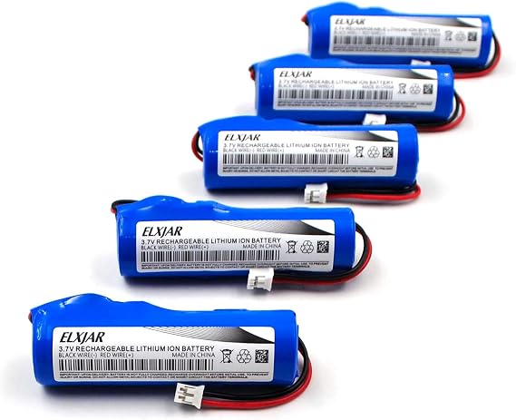 (5-Pack) 3.7V 2600mAh Battery with PH2.0 2P Connector