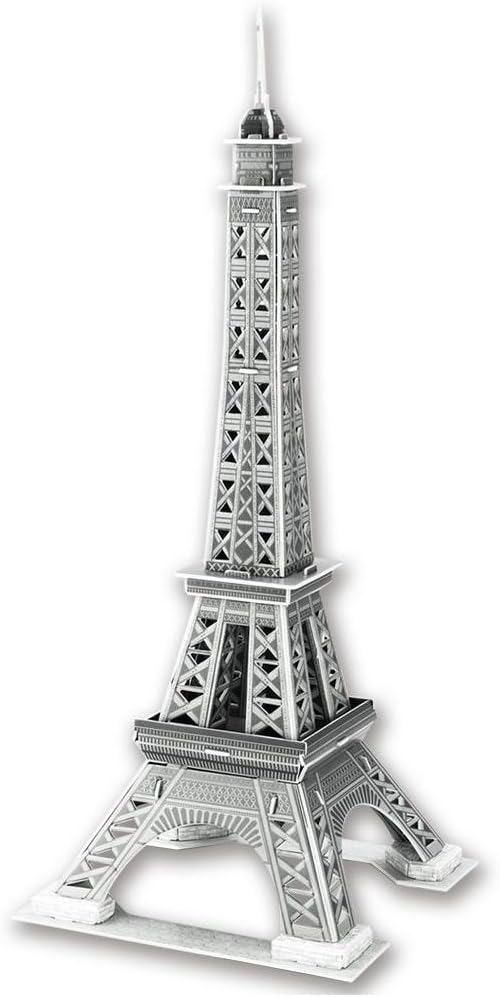 CubicFun C705H Eiffel Tower Puzzle, Silver