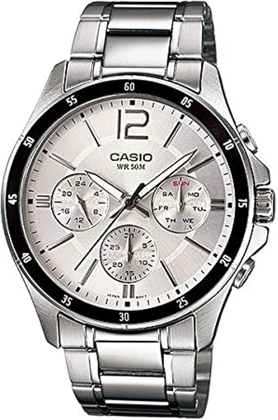 Casio MTP-1374D-7AVDF Standard Men's Wristwatch, Grey, Standard