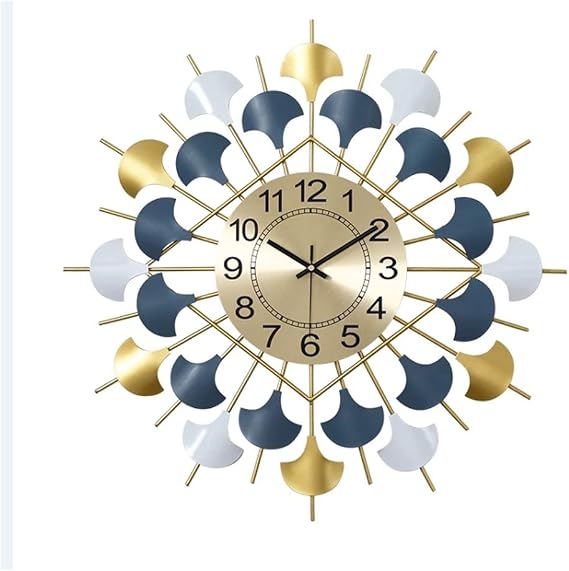 Big Wall Clock Modern Design Iron Novelty Wall Clock Creative Metal Living Room Home Decor