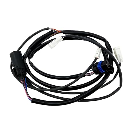 CD-Harn-TP-1 Lighting Power Harness Fit for Harley Davidson 2014-2022 | Male Plug 2 Pins, Stable Power Supply for Rear Luggage Electrical Parts