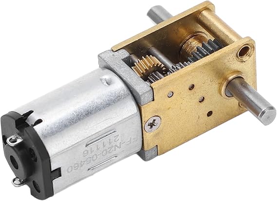 DC 6V Micro Geared Motor 100 RPM Speed Reduction for Small Machinery and DIY Applications