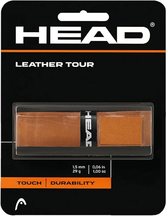 HEAD Leather Tour Tennis Racket Replacement Grip - Racquet Handle Grip Tape