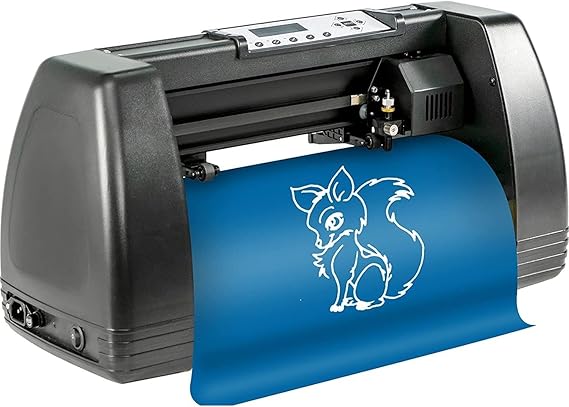 Vinyl Cutter Plotter Machine 14” Software Sign Making Machine 720mm Paper Feed Vinyl Cutter Plotter with Stand (14” 3 DIY & Tools