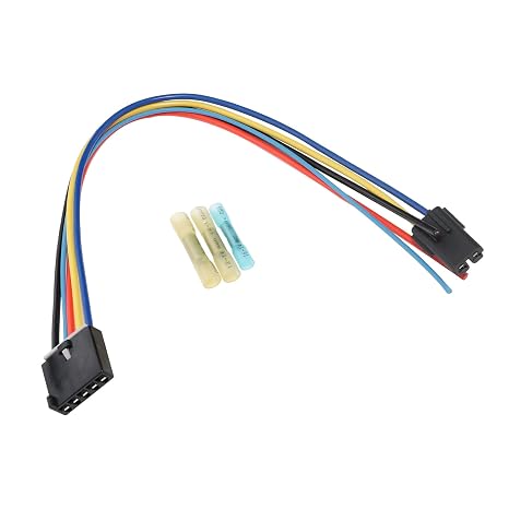 MECMO 645-512 Pigtail A/C Blower Motor Resistor Connector Harness, 3 Pins AC Fan 8e5h-19e624-a 89018778, 89019351, 15-81773, Replacement for GM Buick Cadillac Chevy Silverado Tahoe Suburban Sierra