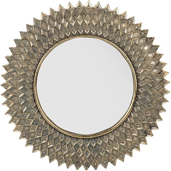 Home Decor Wall Mirror,Hanging Wall Art,Round Decorative Mirrors,Modern Wall Decor for the Living Room, Bedroom, Bathroom, Hallway, and Entryway,Multi Design (Style 11)