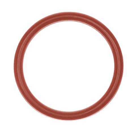 011 Silicone O-Ring, 70A Durometer, Red, 5/16" ID, 7/16" OD, 1/16" Width (Pack of 100)
