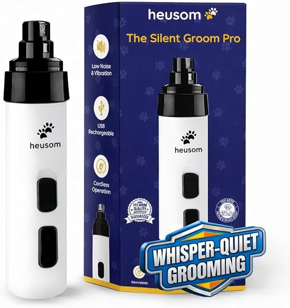 Silent Groom Pro Pet Nail Grinder | Whisper Quiet Dog Nail Grinder
