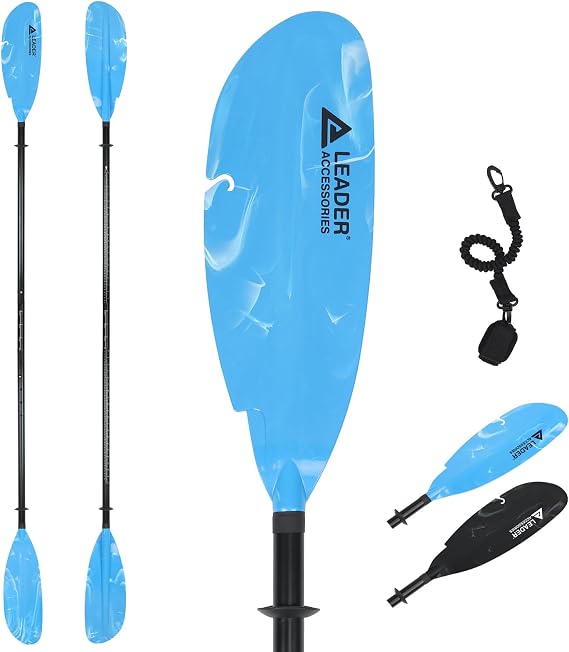 Leader Accessories Adjustable Kayak Paddle 90-98in for Fishing Adults Youth