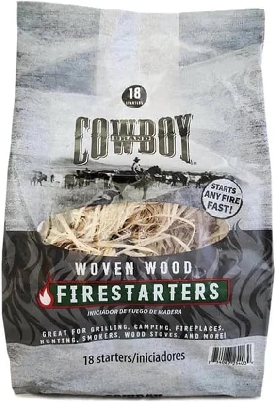 Cowboy Woven Wood Firestarter 1 Pack