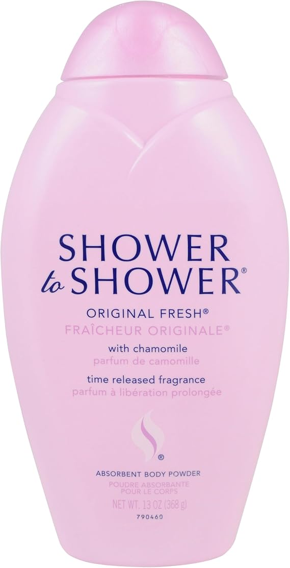 Shower to Shower Morning Fresh Body Powder for Chafing & Odor, 13 Oz