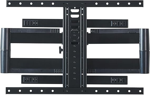 Sanus フルモーションテレビウォールマウント 32~90インチのテレビ用 ユニバーサル関節式ウォールブラケット スイベル/チルト/エクステンション付き 高耐久スチールフルモーション42インチ~85インチ