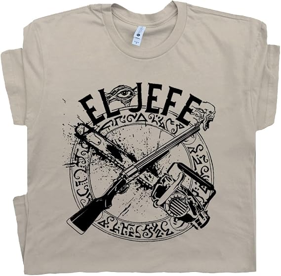 El Jefe T Shirt Evil Army Book of The Dead Tee HP Lovecraft Darkness Horror
