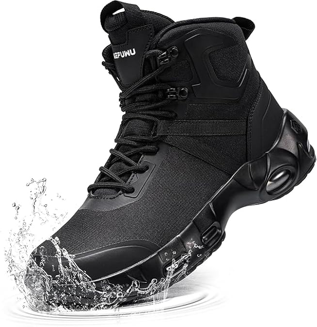 Military Tactical Boots Men Waterproof 6 Inches Non Slip
