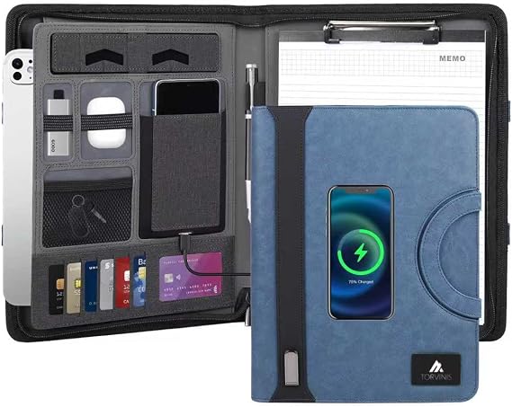 Premium Leather Padfolio,Executive Portfolio,Business Portfolio Men