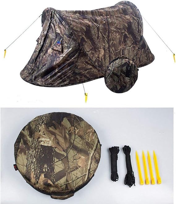 1-2 People Ultra Light Camouflage Camping Pop-up Tent, Waterproof Shade Tourist Tent