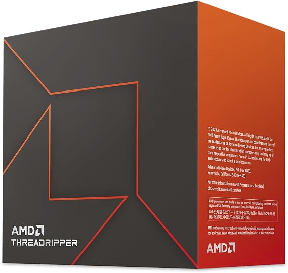 AMD RyzenTM ThreadripperTM 7970X 32-Core, 64-Thread Processor
