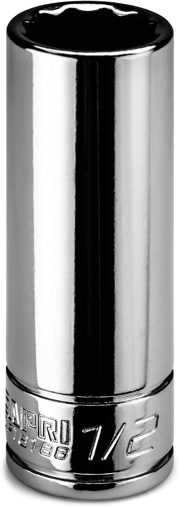 Capri Tools 1/2 in. Deep Socket, 1/4 in. Drive, 12-point, SAE