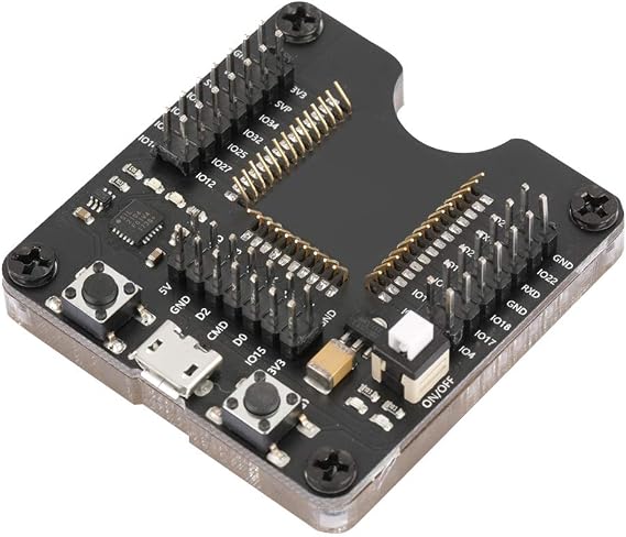 Oumefar Development Board Module High Precision Test Burn Fixture Audio Development Board Module for ESP-WROOM-32 Minimum System
