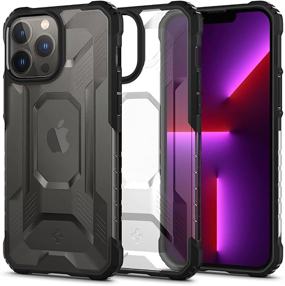 Spigen Apple iPhone 13 Pro Max Kılıf Kılıf Nitro Force Matte Black - ACS03227