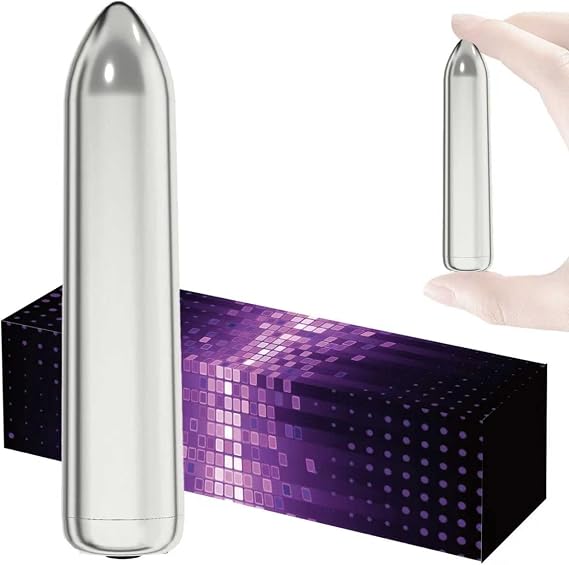 Handheld Electric Back Massager - 10 Modes, Waterproof, Rechargeable Deep Tissue Massager for Back, Neck & Shoulder Silver
