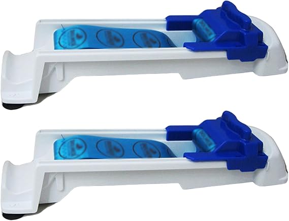 2Pcs Grape Leaves Roller 13x3x3 Inch Manual Plastic Spring Roll Maker for Adults & Kids, Manual & Labor-Saving Kitchen Gadgets for Cooking