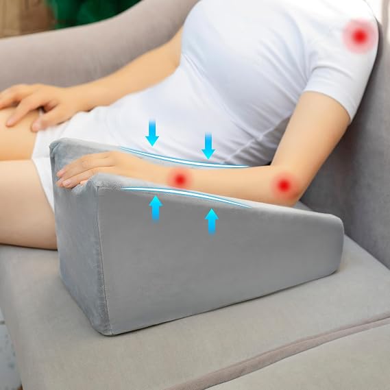 Arm Elevation Pillow, Wedge Arm Pillow for Adults, Rest After Surgery, Elevated Pillow, Arm Break