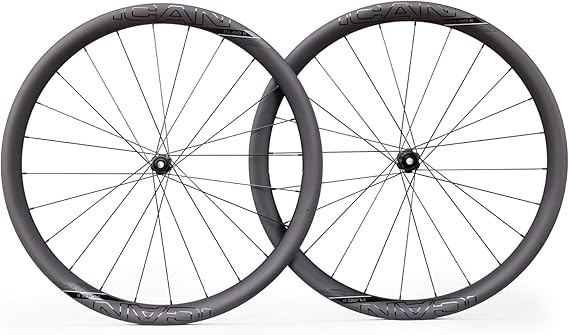 ICAN FL40/50 Max 1347g/1370g/1395g Carbon Disc Road Bike Wheelset 23mm Inner Width 700C 36T Ratchet System Hub