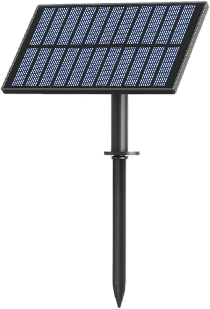 RAINPOINT Solar Panel for ITV156 Water Timer, Includes 2 AA Rechargeable Batteries, Continuous Power for Garden & Lawn Irrigation Timers, IPX5 Waterproof, Easy Installation