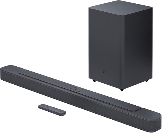 JBL Bar 2.1 Deep Bass (MK2) - 2.1 Channel soundbar with Wireless subwoofer (6.5), 300W Max Output, Bluetooth Enable (Black)
