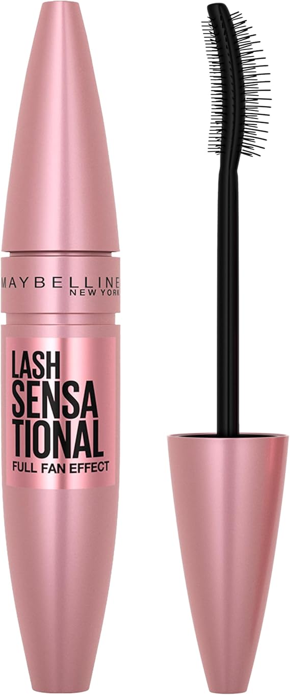 Maybelline New York Lash Sensational Yelpaze Etkili Siyah Maskara 1 Paket (1 x 9.5 ml)