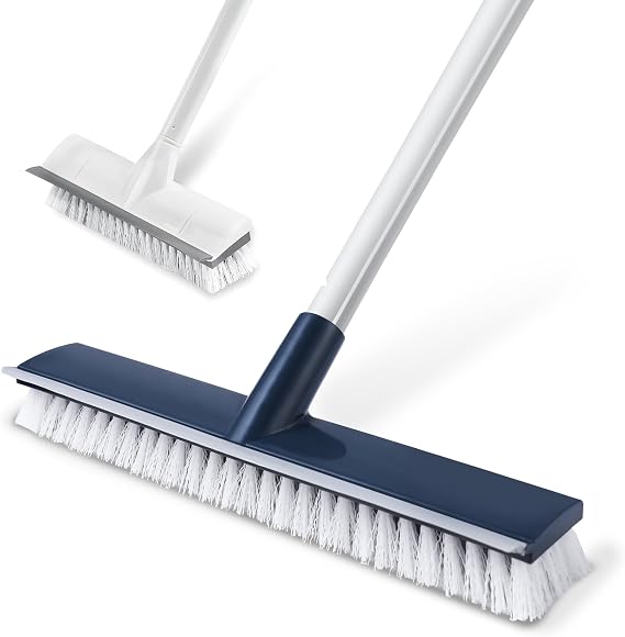 BOOMJOY Floor Scrub Brush Set for Indoor and Outdoor