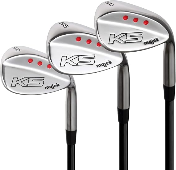 Graphite Majek Golf Petite Ladies Complete Wedge Set: 52 Gap Wedge (GW), 56 Sand Wedge (SW), 60 Lob Wedge (LW) Right Handed Ladies Flex with Graphite Shaft (Petite - 5' to 5'3")