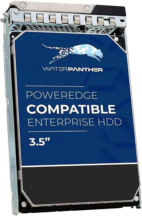 Water Panther 16TB 7.2K RPM SAS 12Gb/s 3.5" HDD for Dell PowerEdge Servers | Enterprise Hard Drive in 14G Tray