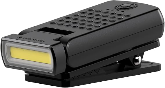 Ledlenser W1R Work Clip Flashlight, Magnetic Work Light, 220 Lumens