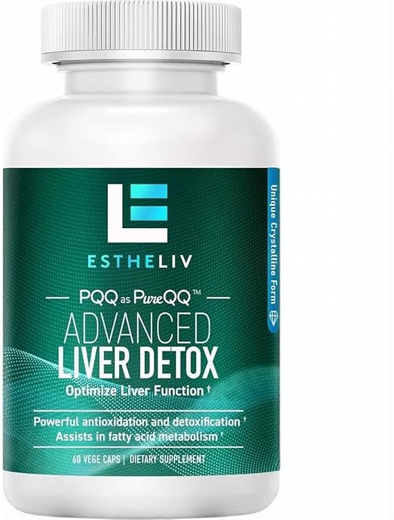 Liver Cleanse Detox & Repair PQQ + Inositol Formula, Updated V2.0 (Non Milk Thistle Supplement and Artichoke Extract), for Liver Health and Liver Detox, Liver and Vesicle Cleanser