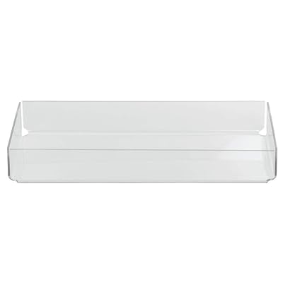 Cal-Mil 1204DRAWER Squared Bread Case, 5.875 Width x 11.625 Diameter x 1.625 Height, Clear Pack of 3