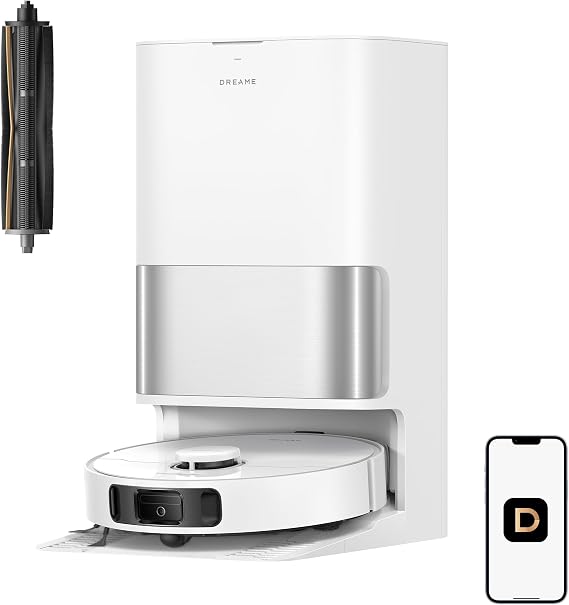 dreame D30 Ultra Robot Vacuum and Mop, Detangling with TriCut Brush
