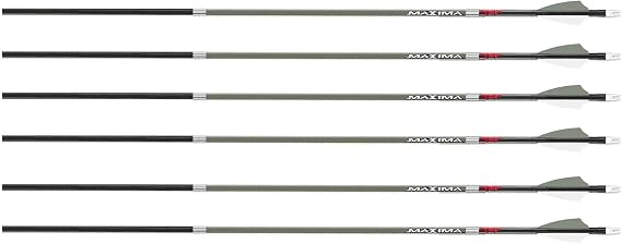 Carbon Express Maxima RED Drab (Olive Drab) .350 6pk Arrows