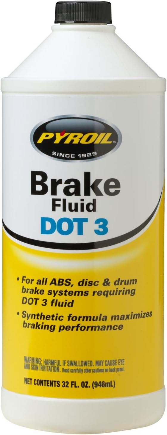 Pyroil PYBF32 DOT 3 Brake Fluid - 32 oz.