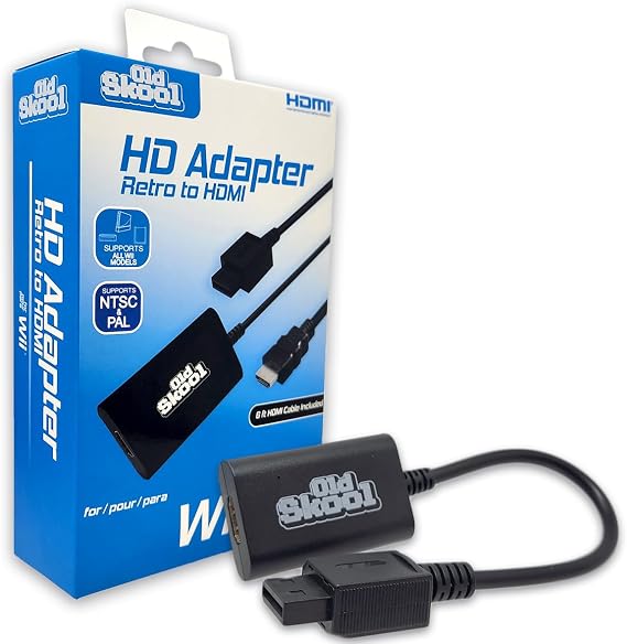 Old Skool HD Adapter Compatible with Wii
