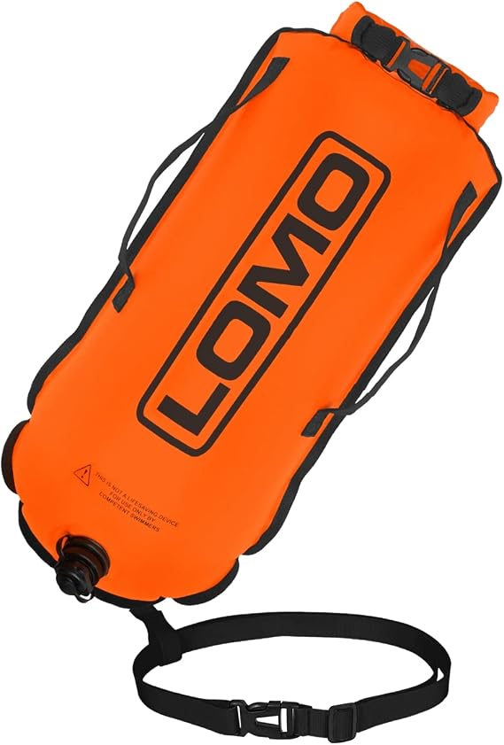 Lomo Drybag Swimming Tow Float - Orange
